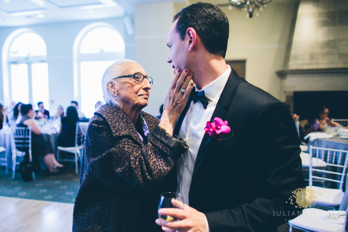 Groom with his grandmother