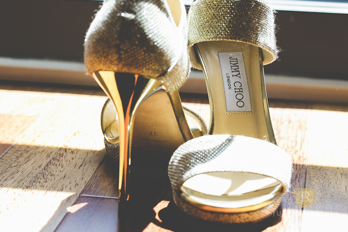 Jimmy choo shoes for the bride