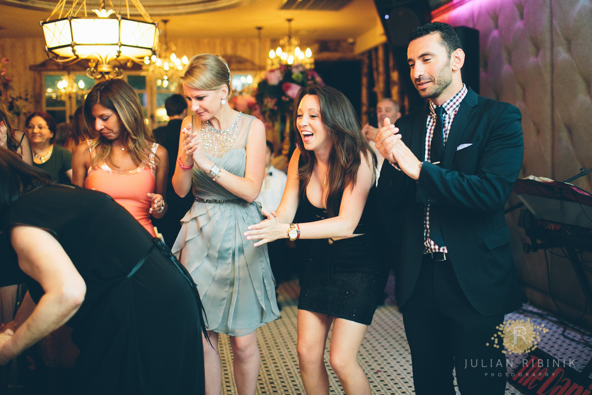 Guests have a blast at the reception