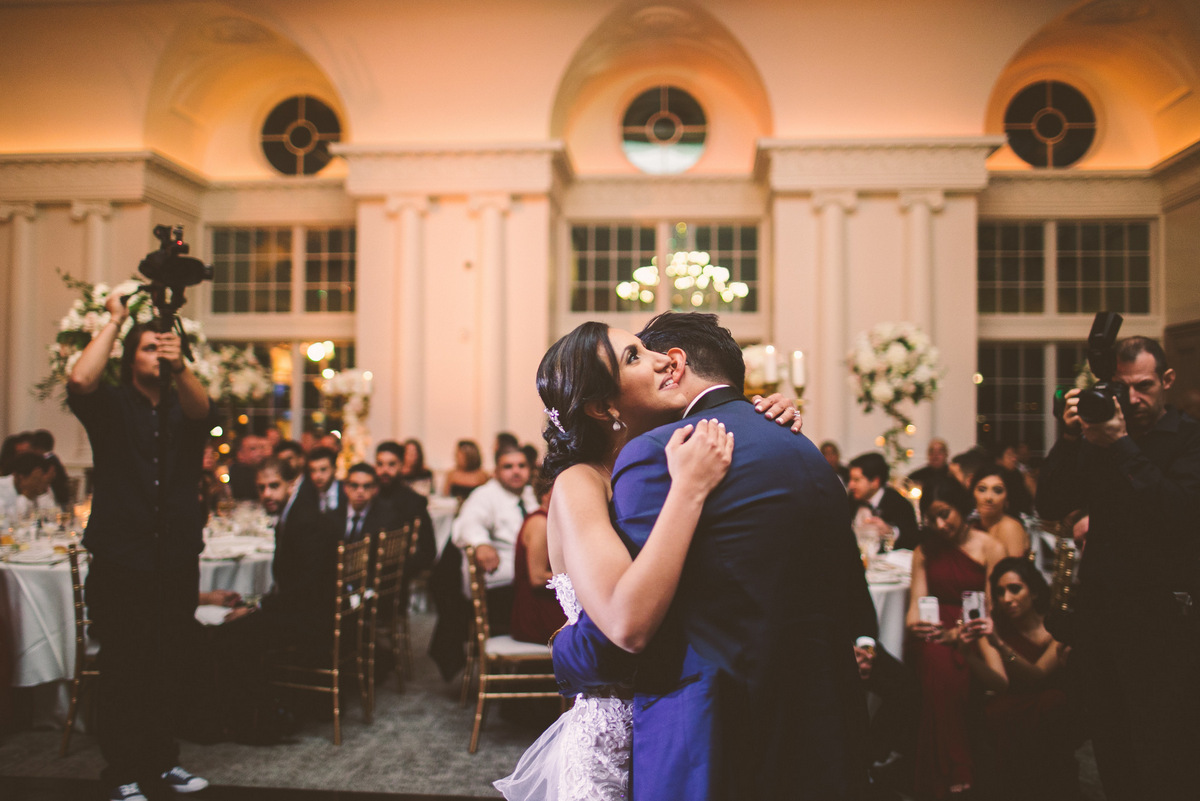 Capturing the first dance 