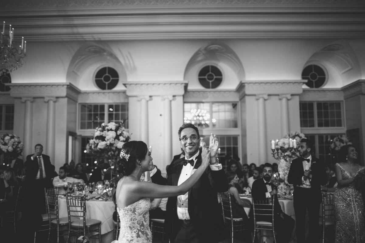 Dancing with her dad at her Park Chateau wedding reception