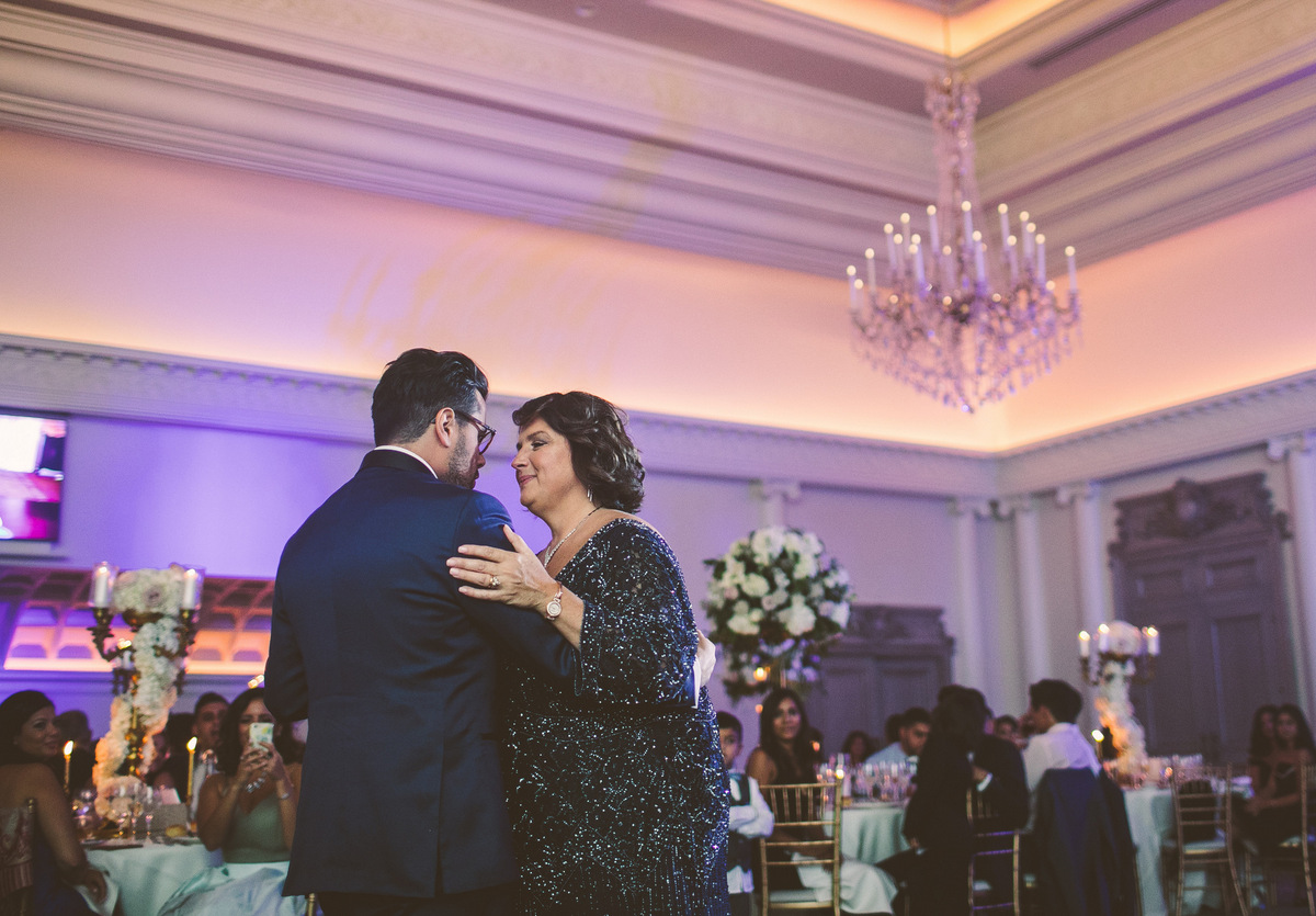 The groom dances with his mother at this Park Chateau wedding