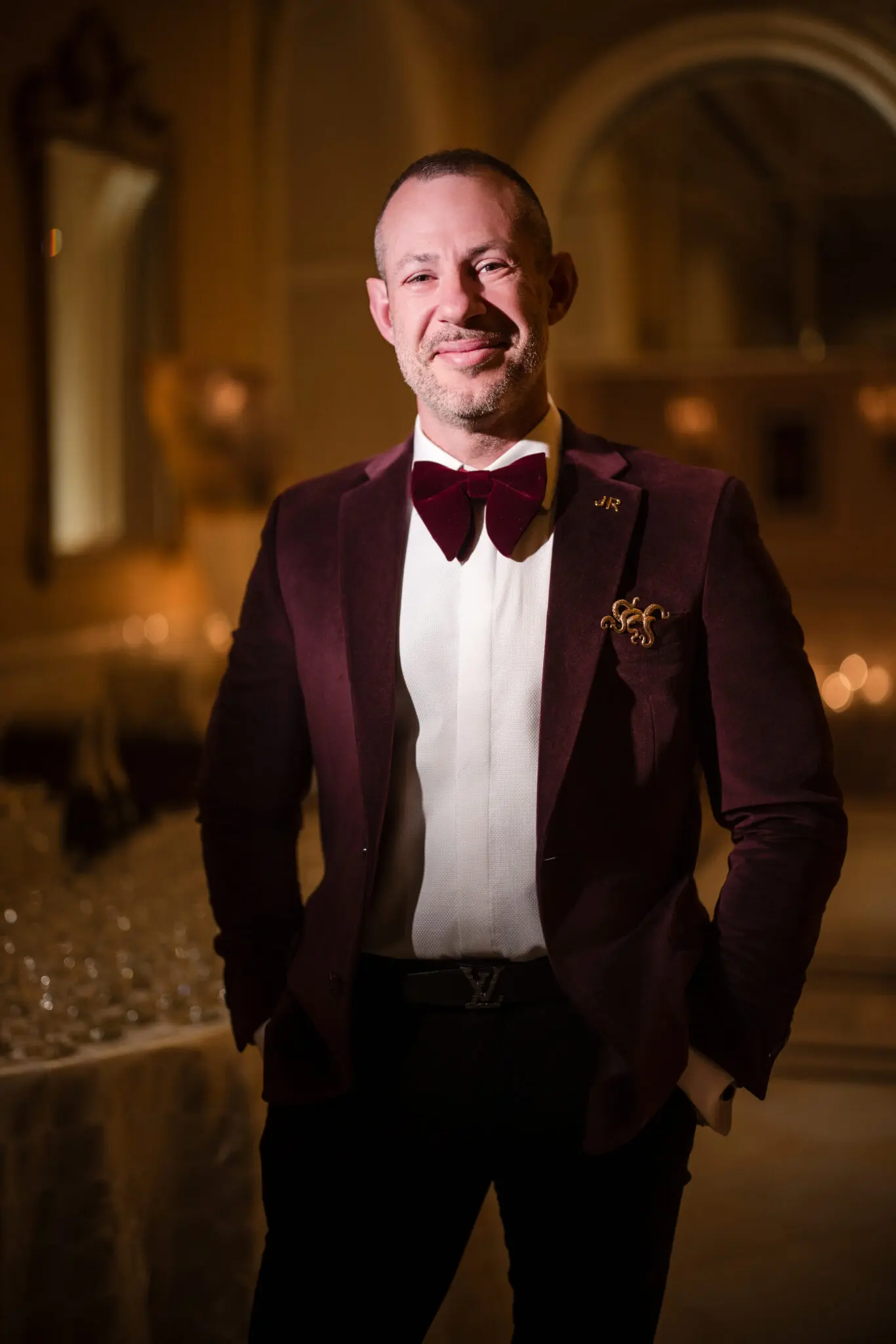 Julian Ribinik, founder of JRS Consulting and NYC wedding photographer, photographed at the WIPA NY Gala