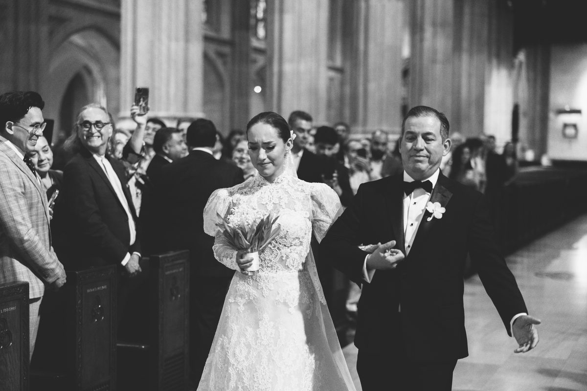Mexican Catholic wedding ceremony in New York