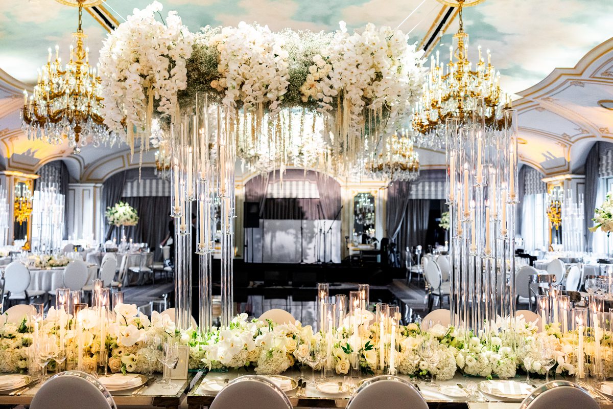 Wedding party hype moment at St Regis New York — Julian Ribinik NYC wedding photographer