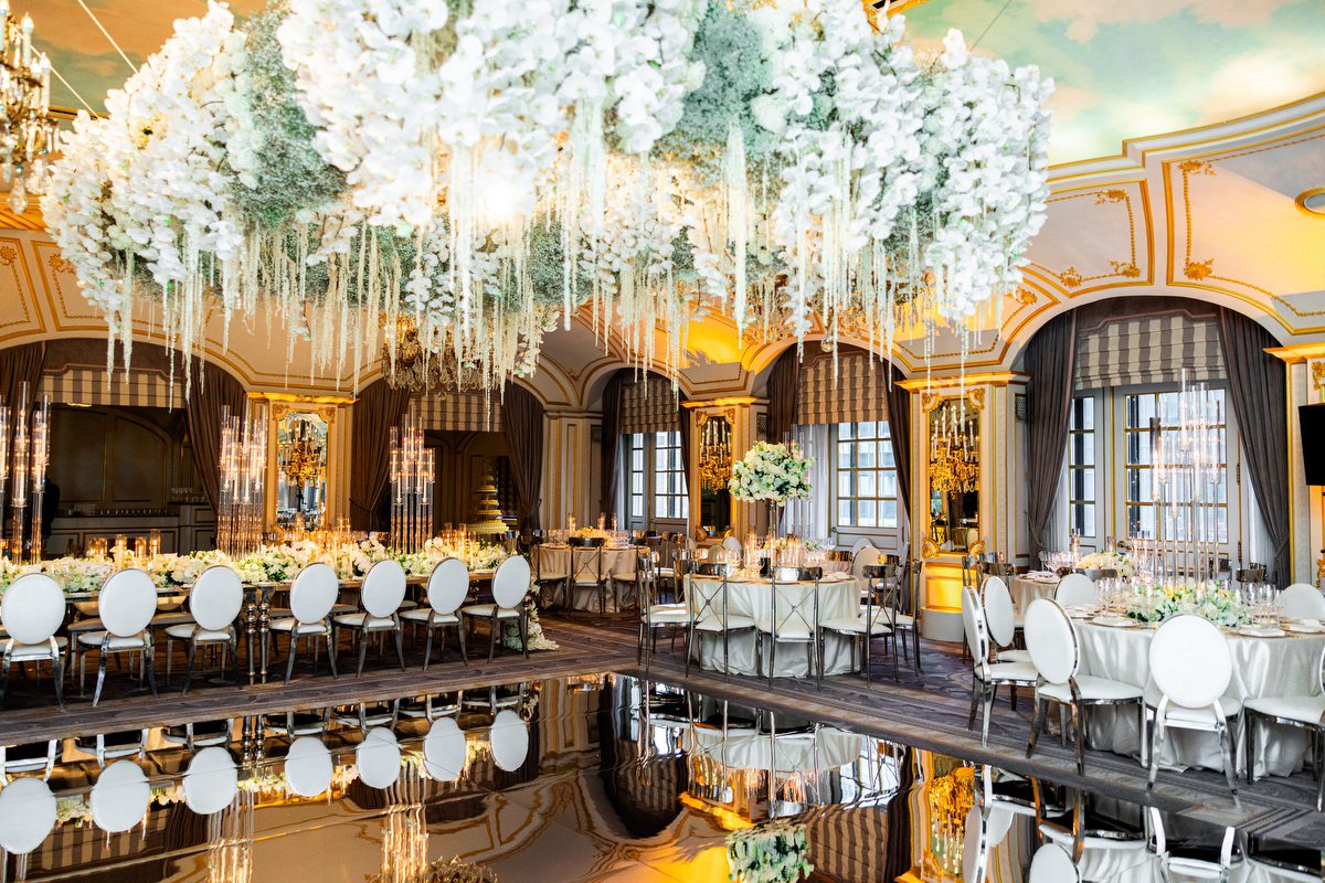 Dessert display at a St Regis wedding