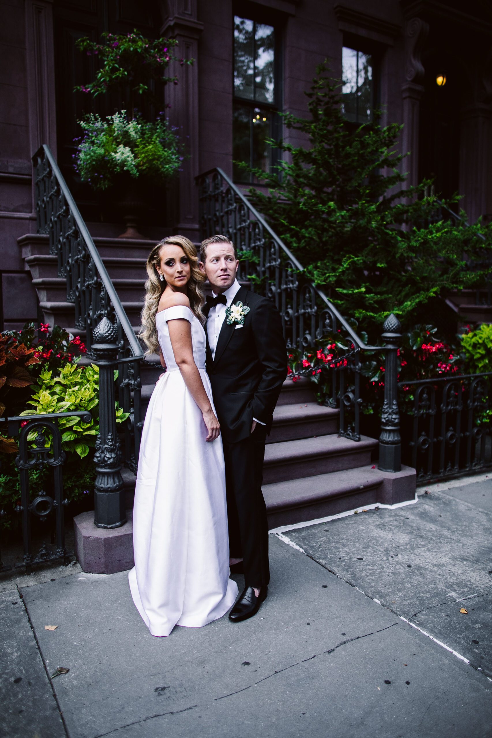 Feel confident in wedding photos — intimate couple moment at SOHO Grand Hotel by Julian Ribinik