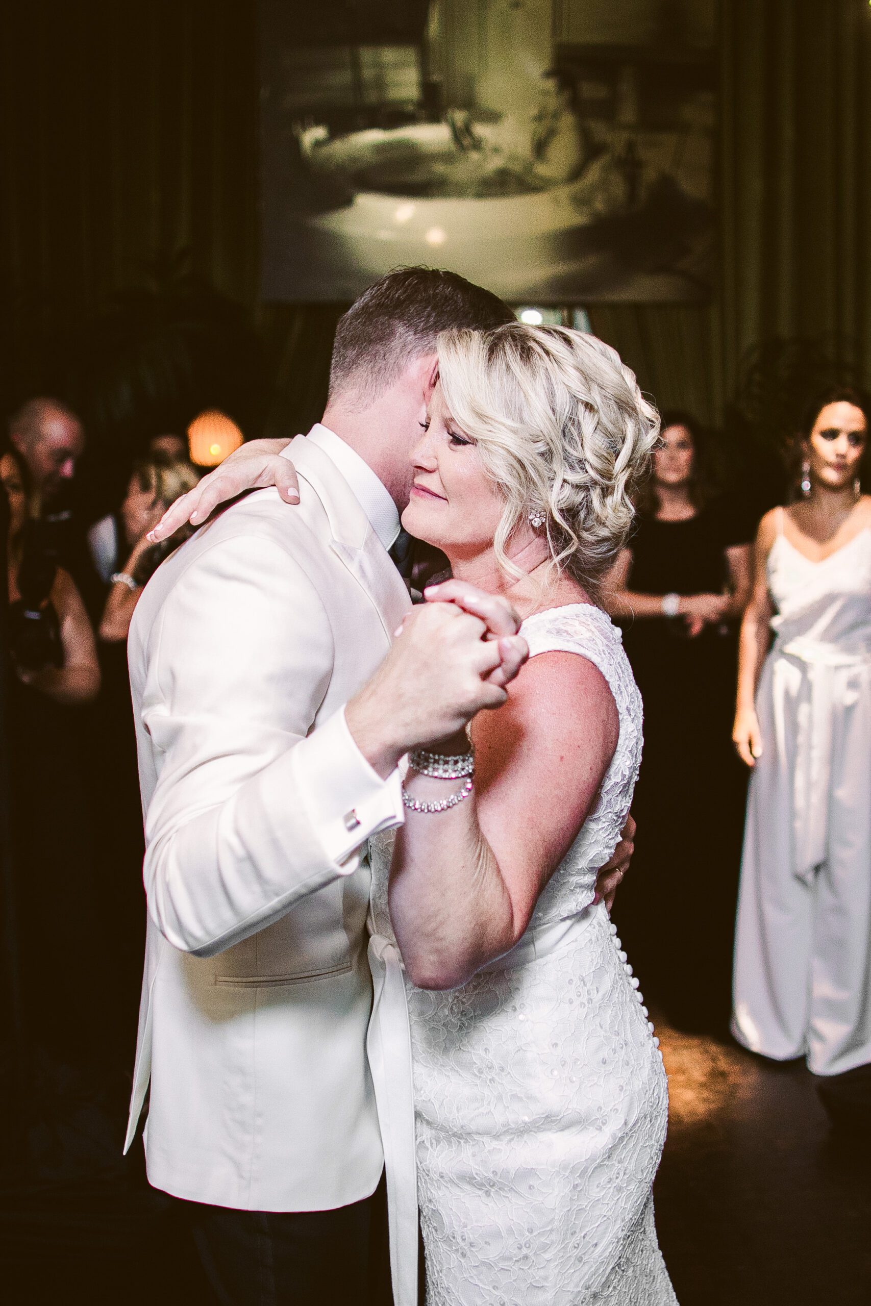 Wedding reception dance floor moment at SOHO Grand Hotel — Julian Ribinik