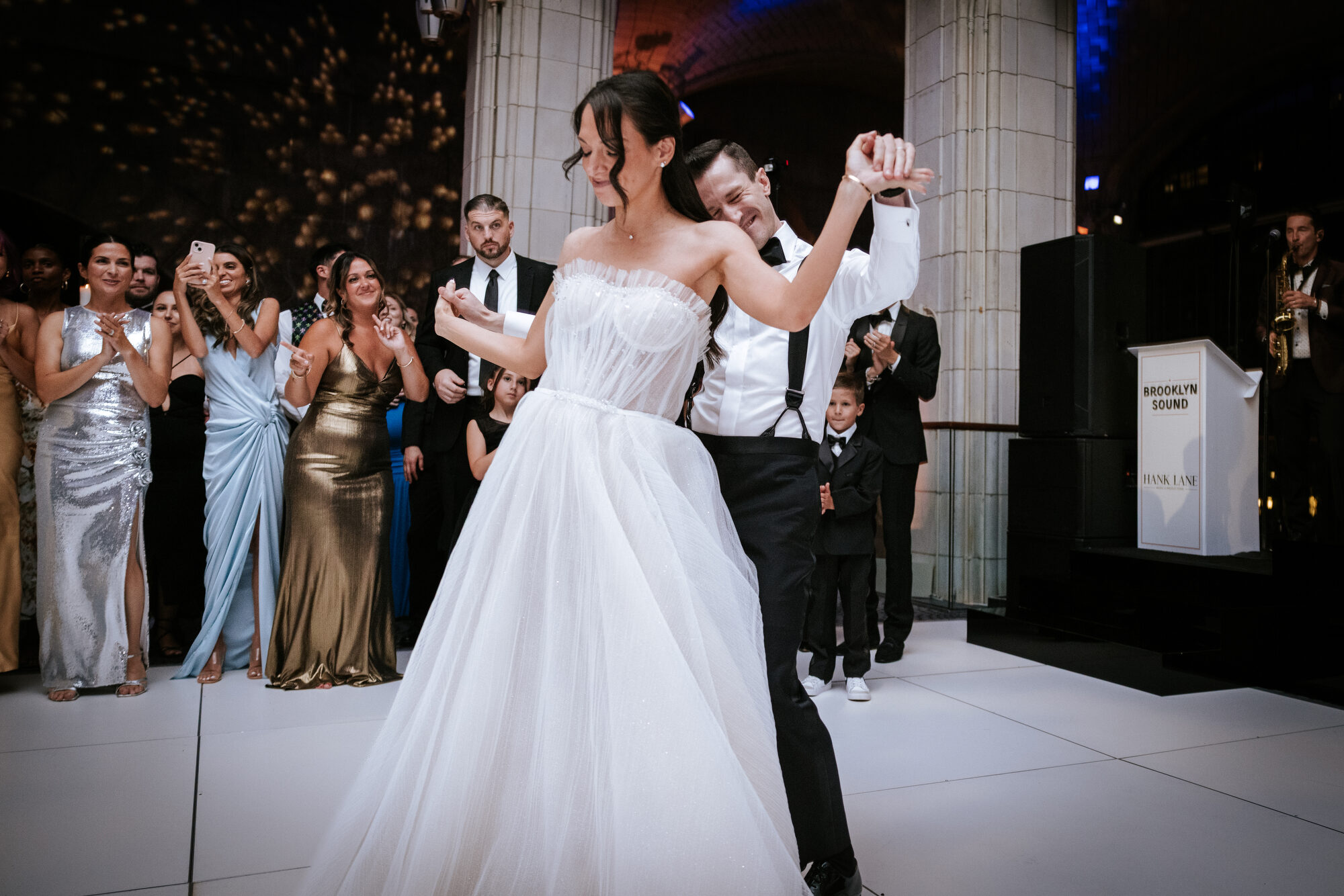 Jewish wedding celebration in New York City