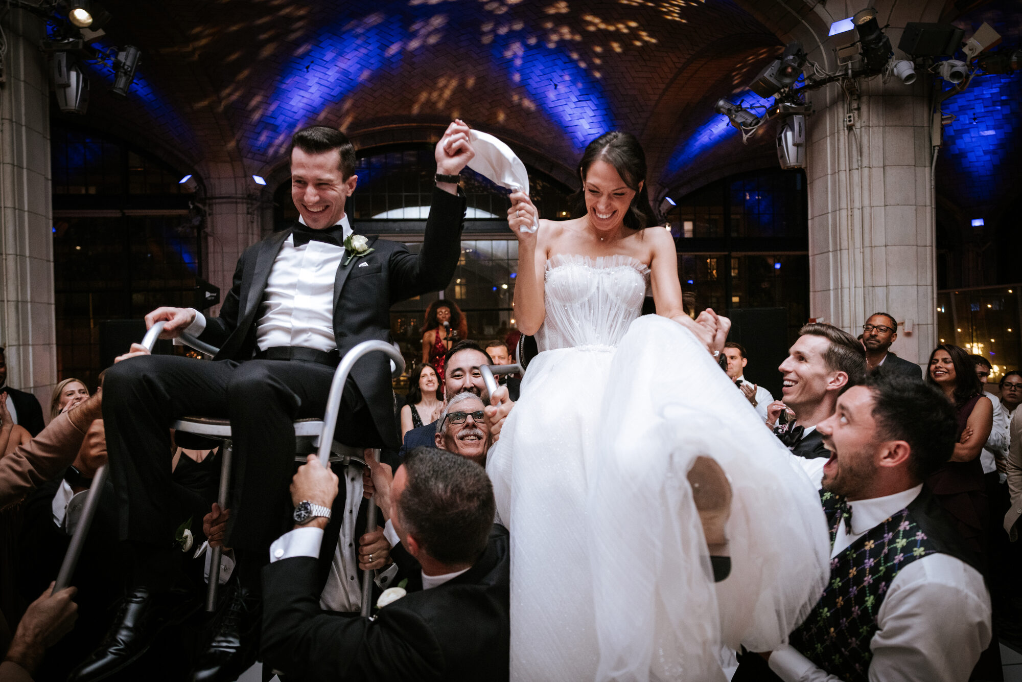 Wedding reception at Guastavino's in New York