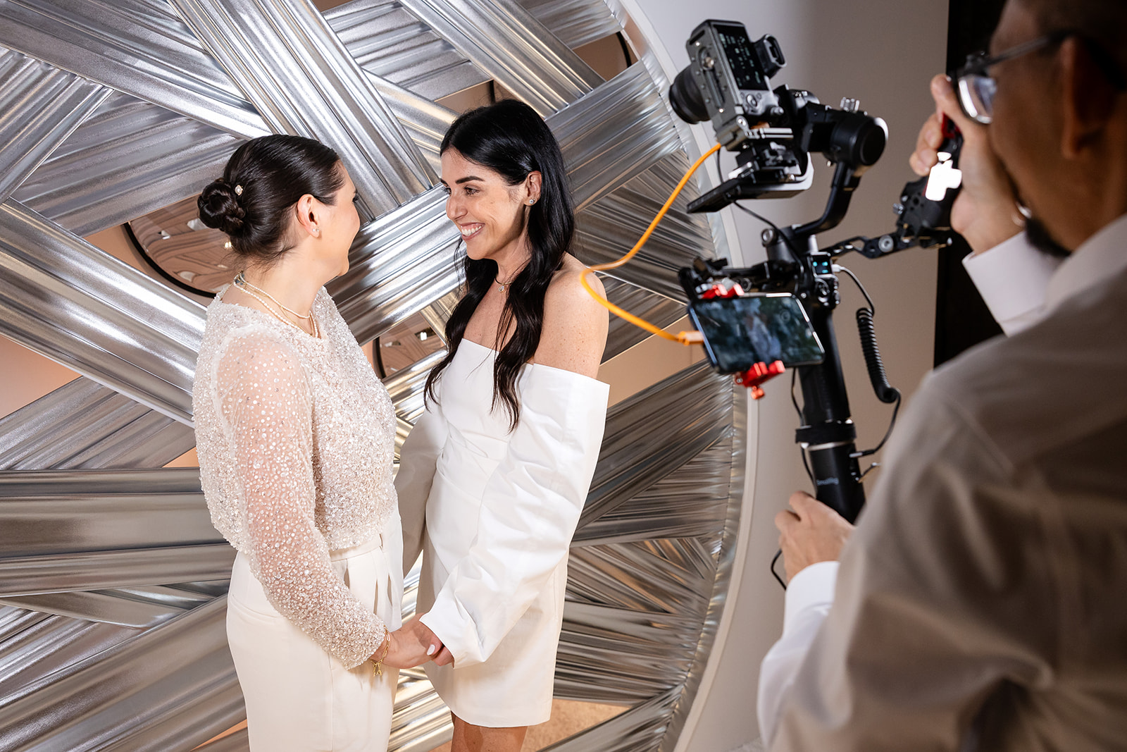WIPA New York guest interview against silver event design