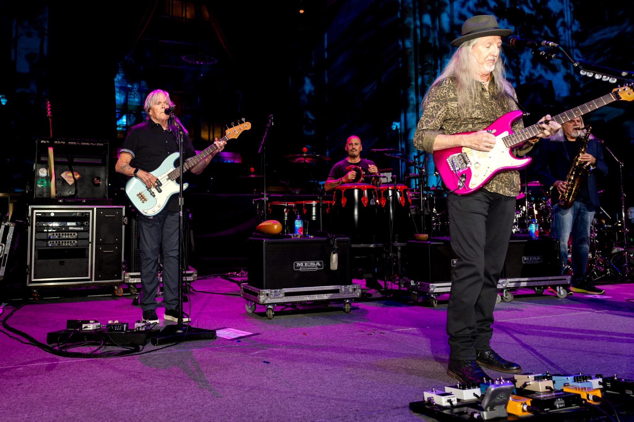 The Doobie Brothers performing during the H.C. Wainwright gala